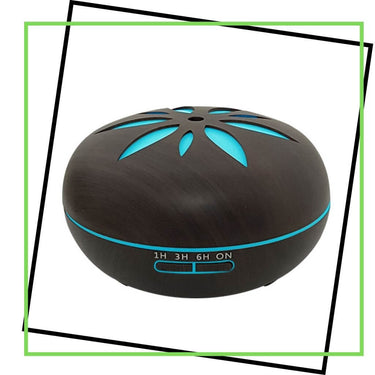 550ml Aroma Essential Oil Diffuser with Blue Light - Dark